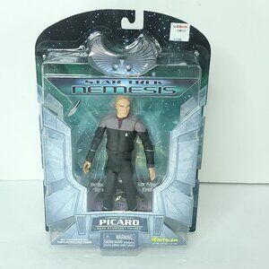 Star Trek Nemesis Jean Luc Picard Starfleet Phaser Art Asylum 2002 Action Figure